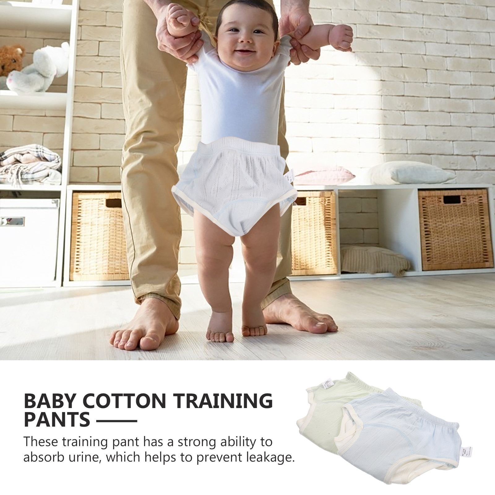 2Pcs Premium Cotton Training P - đánh giá và giá Toddler Training Pants Leak Proof