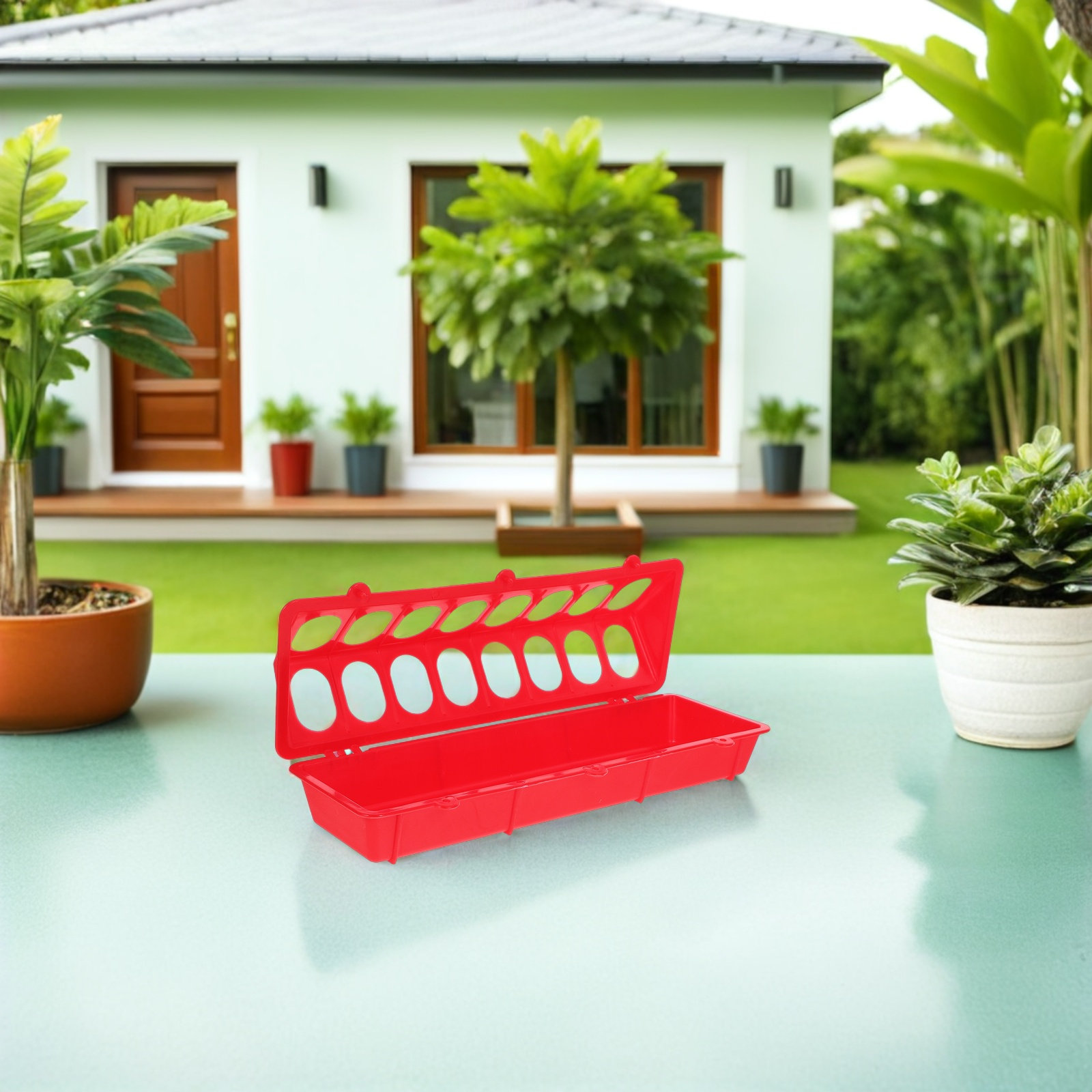 4Pcs Poultry Feeder Plastic Fl - đánh giá và giá Feeding