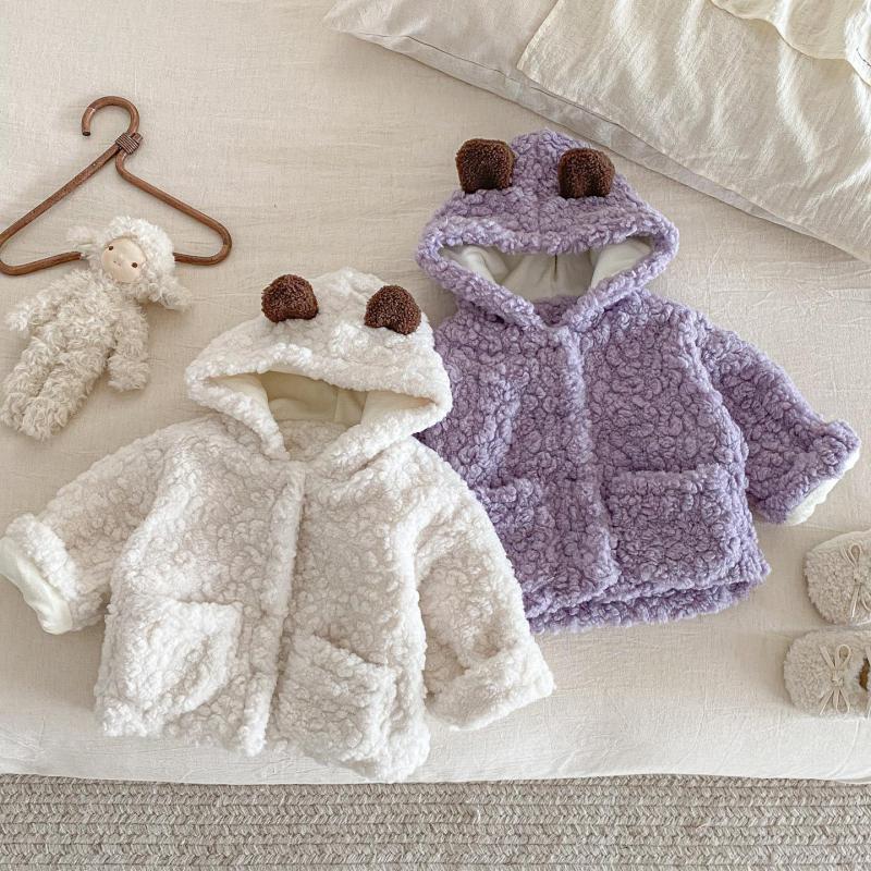 Infant Boy Girl Cute Bear Ears - đánh giá và giá Toddler Boy Winter Fleece Jacket